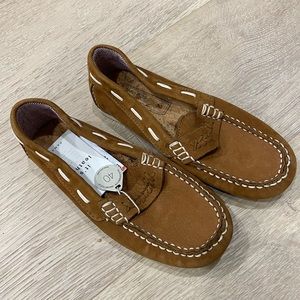 Zara leather loafers
